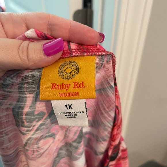 Ruby rd. Top nwot - Picture 7 of 9
